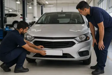 Despachante atendendo cliente em Sumaré para primeiro emplacamento.