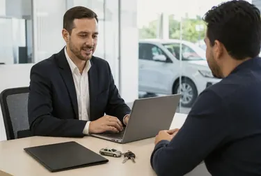 Profissional em Sumaré realizando licenciamento de veículo.